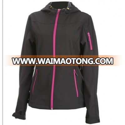 100% Polyester Outdoor Women's Windbreaker Jacket Lady Coat Winter Apparel