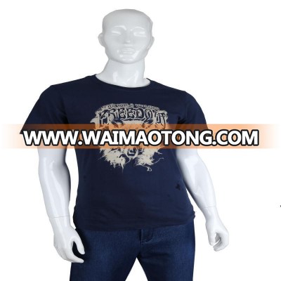 China Custom logo 100% Cotton Short Sleeve O Neck Men T-shirt