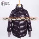 Women Winter Jacket Custom Design Women Down Jacket With Rib Sleeve