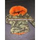 Camo Washed Cotton Shell Korean Latest Womens Fashion Jacket